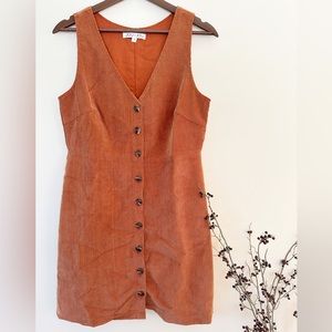 Joy Joy Corduroy Jumper Dress